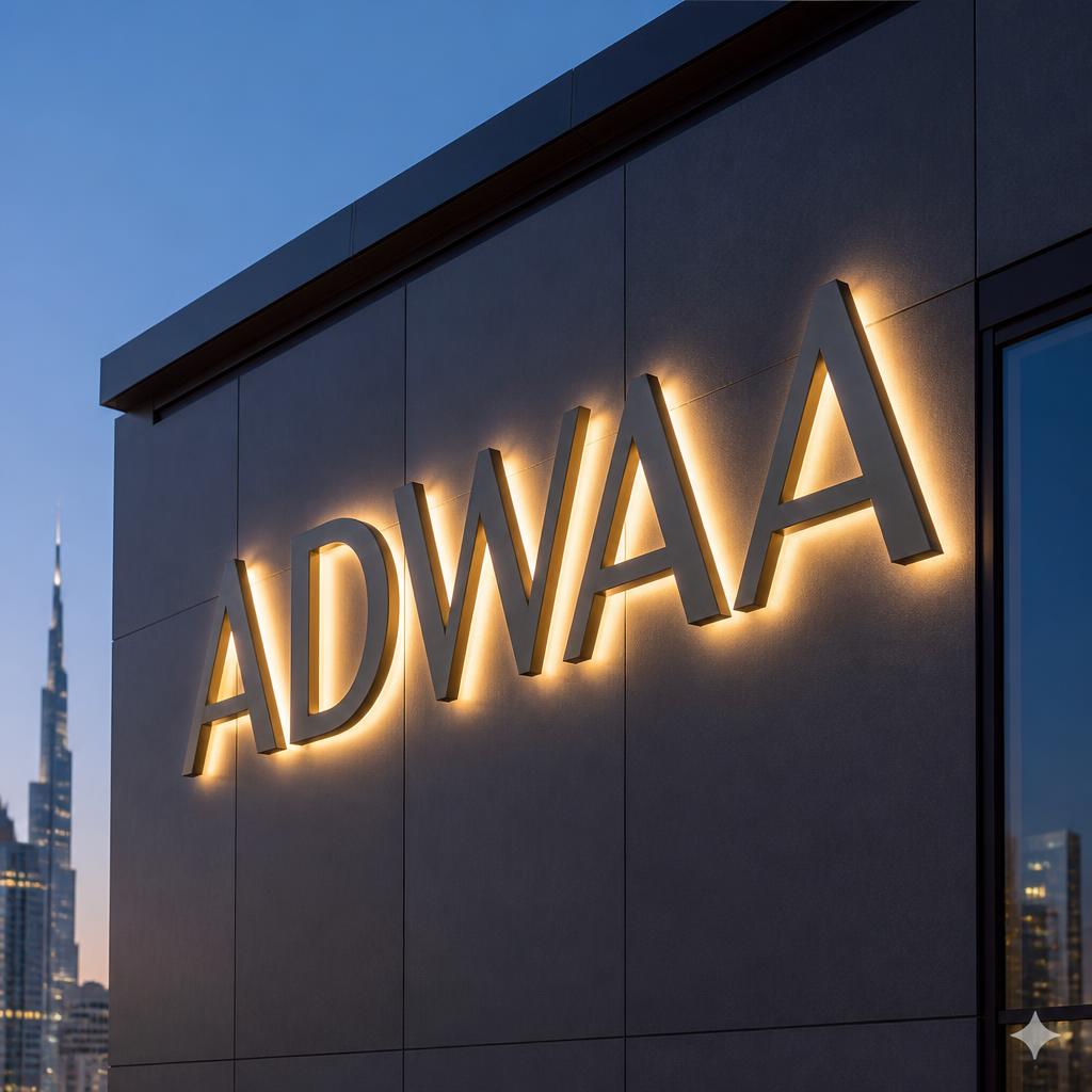 Illuminated Channel Letters — signage project by Adwaa Sign Center Dubai
