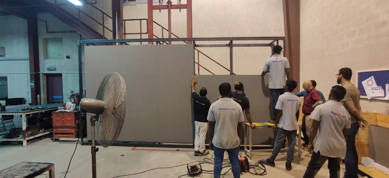 Digital Signage — signage capability by Adwaa Sign Center Dubai